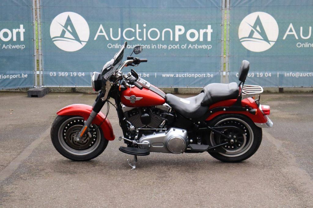 Motorcycle Harley-Davidson Fat Boy Lo Petrol 2014