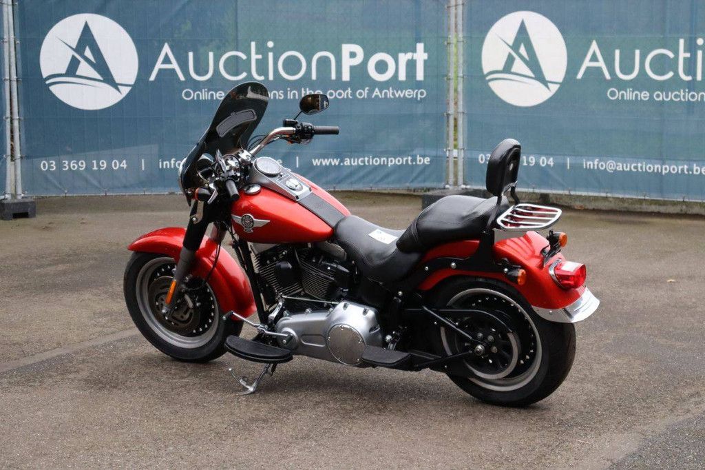 Motorcycle Harley-Davidson Fat Boy Lo Petrol 2014