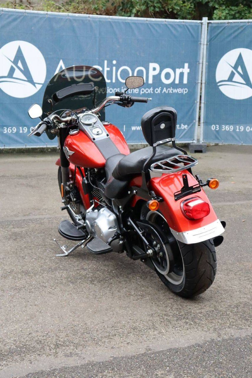 Motorcycle Harley-Davidson Fat Boy Lo Petrol 2014