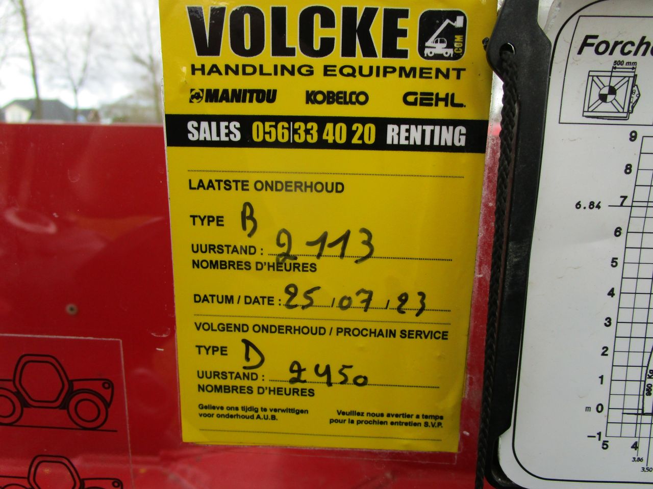 Manitou mvt mlt 730 2016 2300 uren merlo jcb