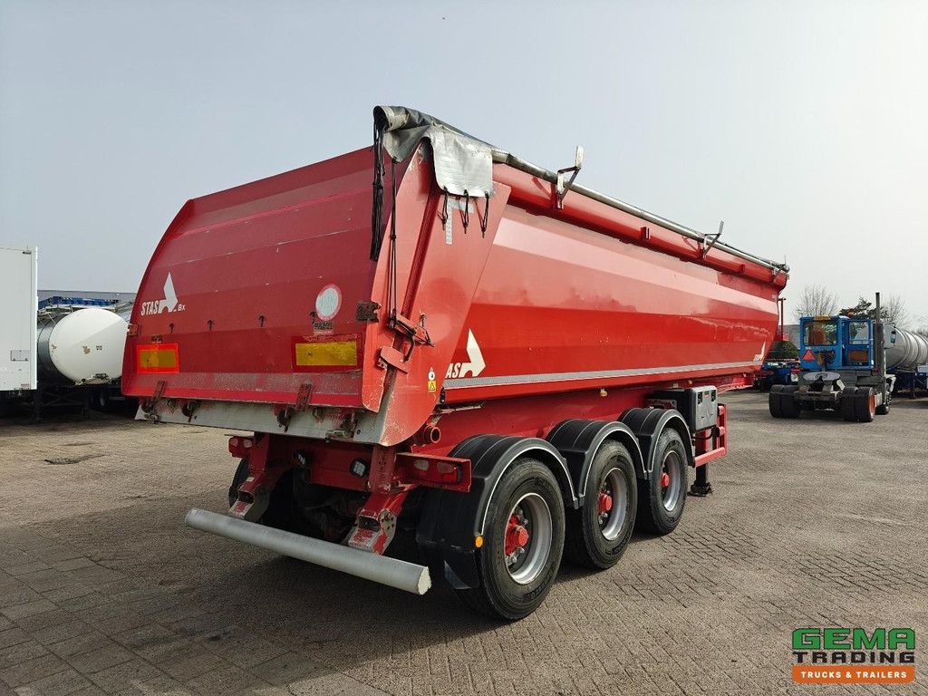 Stas S300CX 3-Axles BPW - Tipper 29m3 - Alu/Alu - Disc brakes - Lift Axle - Trailing Axle - 5500KG - 01/2027 MOT