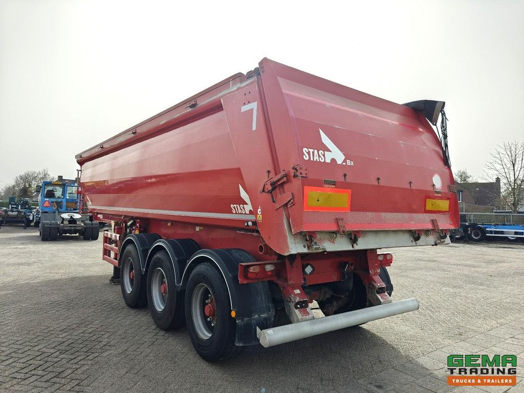 Stas S300CX 3-Axles BPW - Tipper 29m3 - Alu/Alu - Disc brakes - Lift Axle - Trailing Axle - 5500KG - 01/2027 MOT