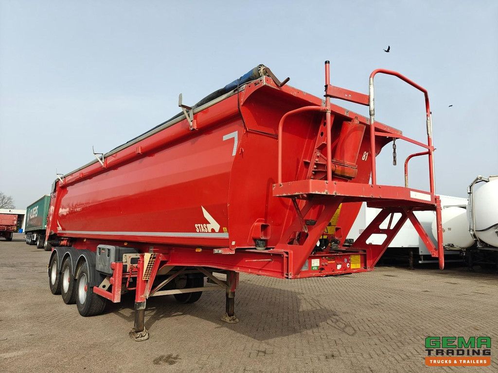 Stas S300CX 3-Axles BPW - Tipper 29m3 - Alu/Alu - Disc brakes - Lift Axle - Trailing Axle - 5500KG - 01/2027 MOT