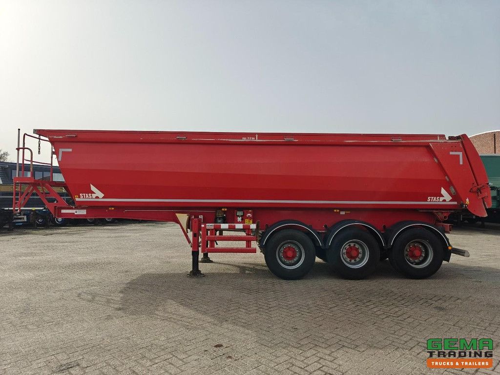 Stas S300CX 3-Axles BPW - Tipper 29m3 - Alu/Alu - Disc brakes - Lift Axle - Trailing Axle - 5500KG - 01/2027 MOT