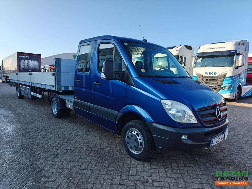Mercedes-Benz Sprinter 519 CDI 4x2 Double Cab Euro5 V6 - BeCombi + Single-Axle Semi-trailer VF