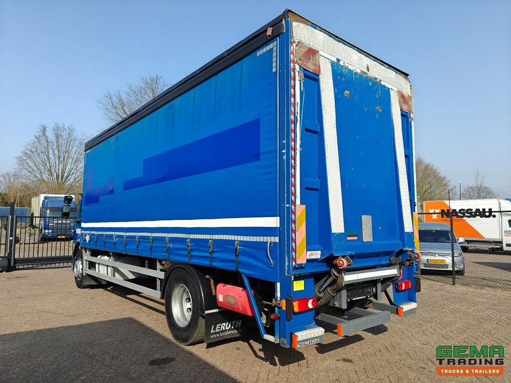 DAF FA LF280 4x2 Dagcab Euro6 - Schuifzeilenbak 7.5M - ADR AT - Laadklep 2500kg - HH Vloer