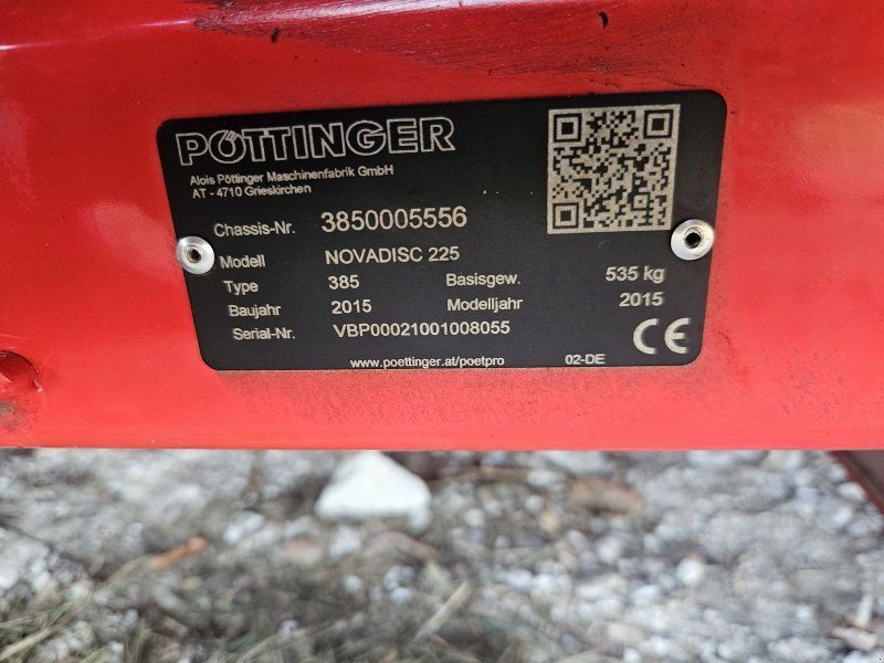 Pöttinger Novadisc 225