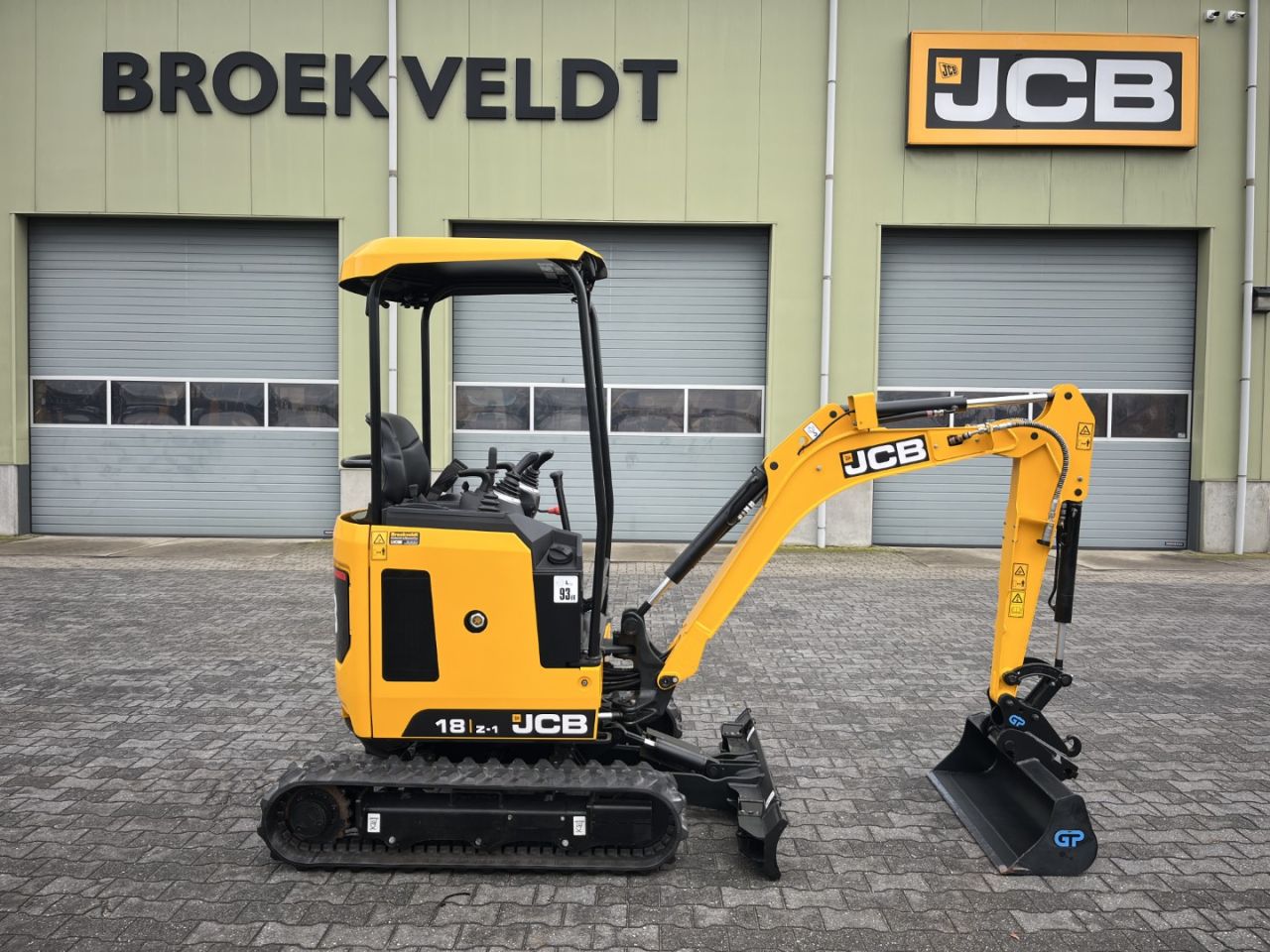 JCB 18Z-1 Canopy Pro minigraafmachine