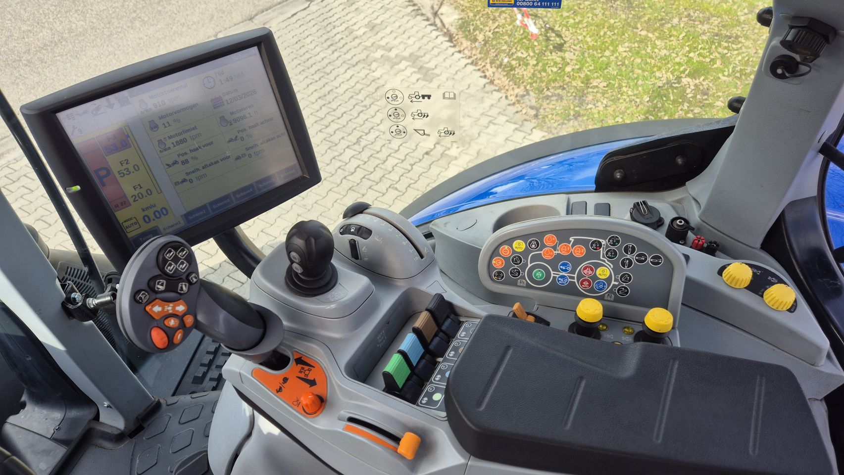 New Holland T7.290 HD AC 50Kmh. Lucht, Fronthef en PTO