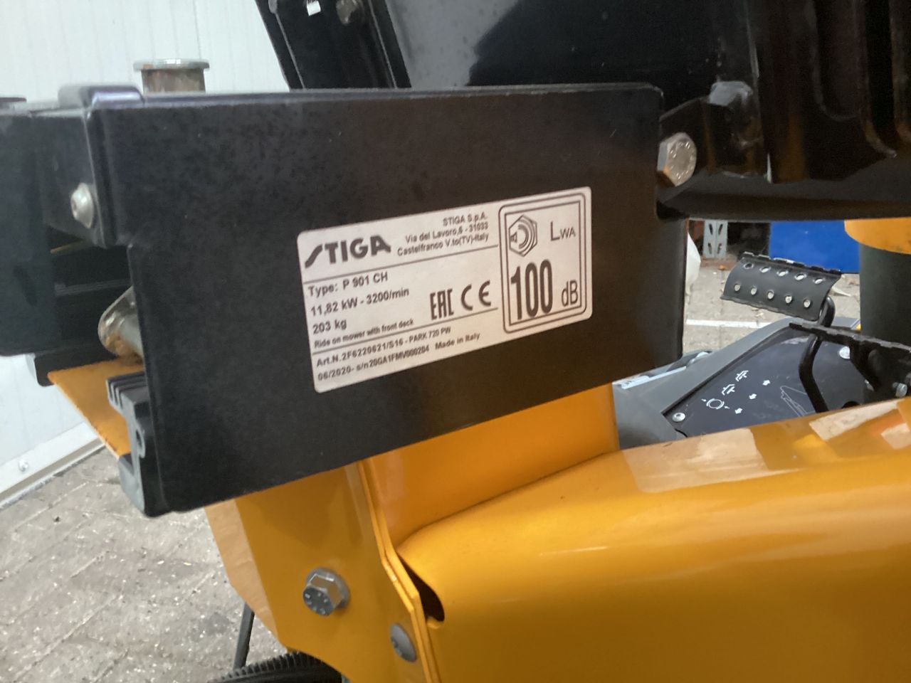 Stiga Park 720 PW + 110cm quick flip maaidek