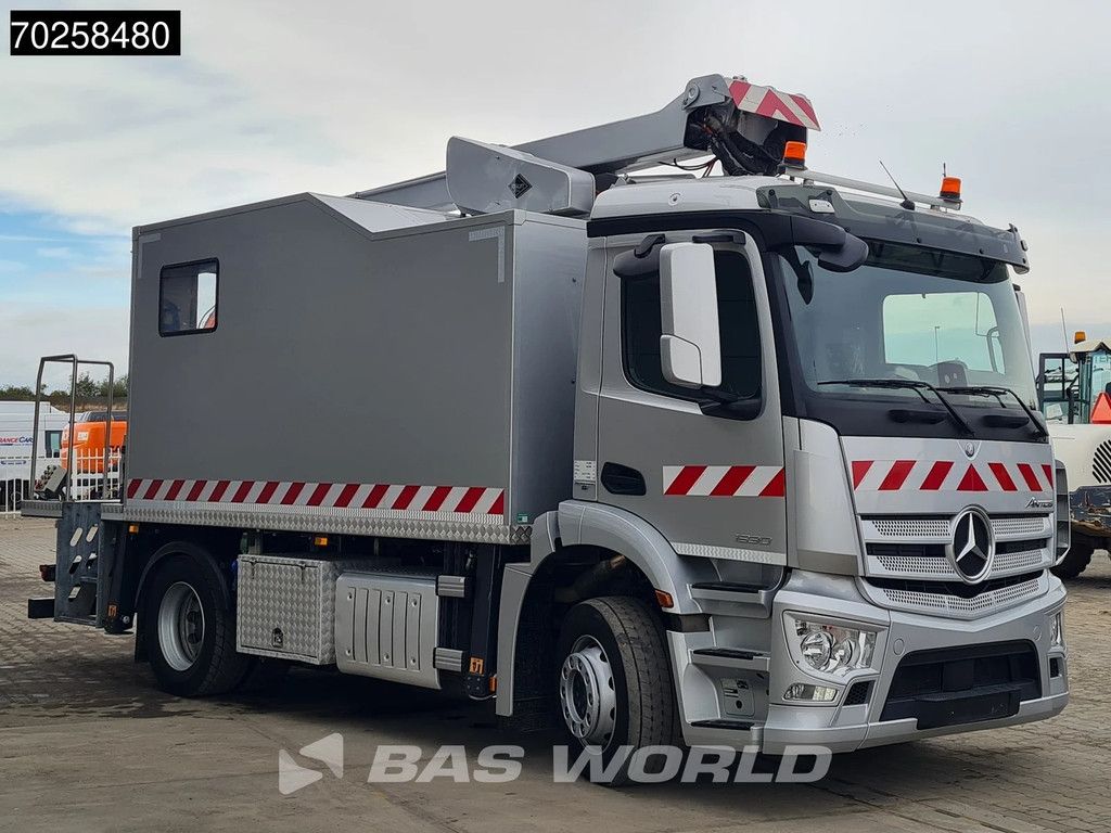 Mercedes Antos 1830 4X2 Hubarbeitsbühne 14.70m Time France VST 248 NF Navi Euro 6