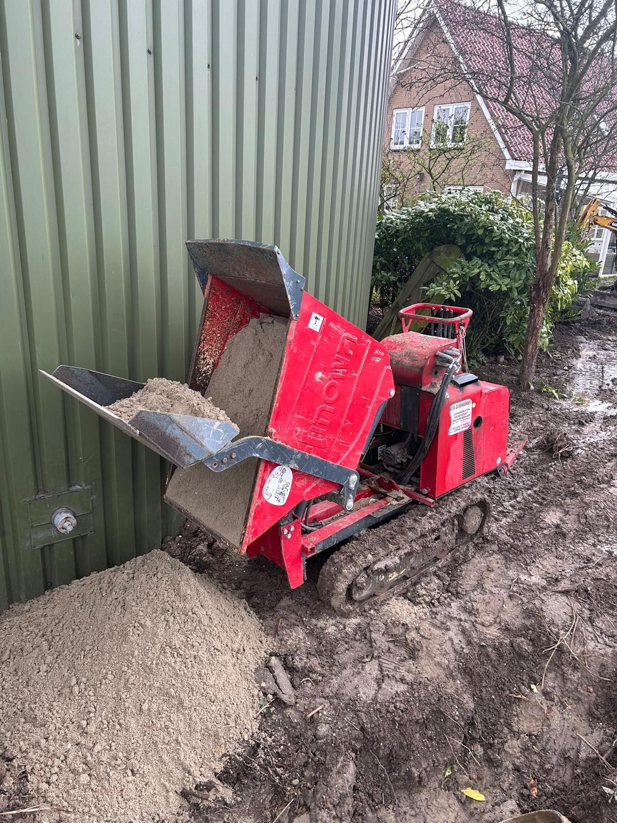 Rupsdumper met laadschep Hinowa HS1100