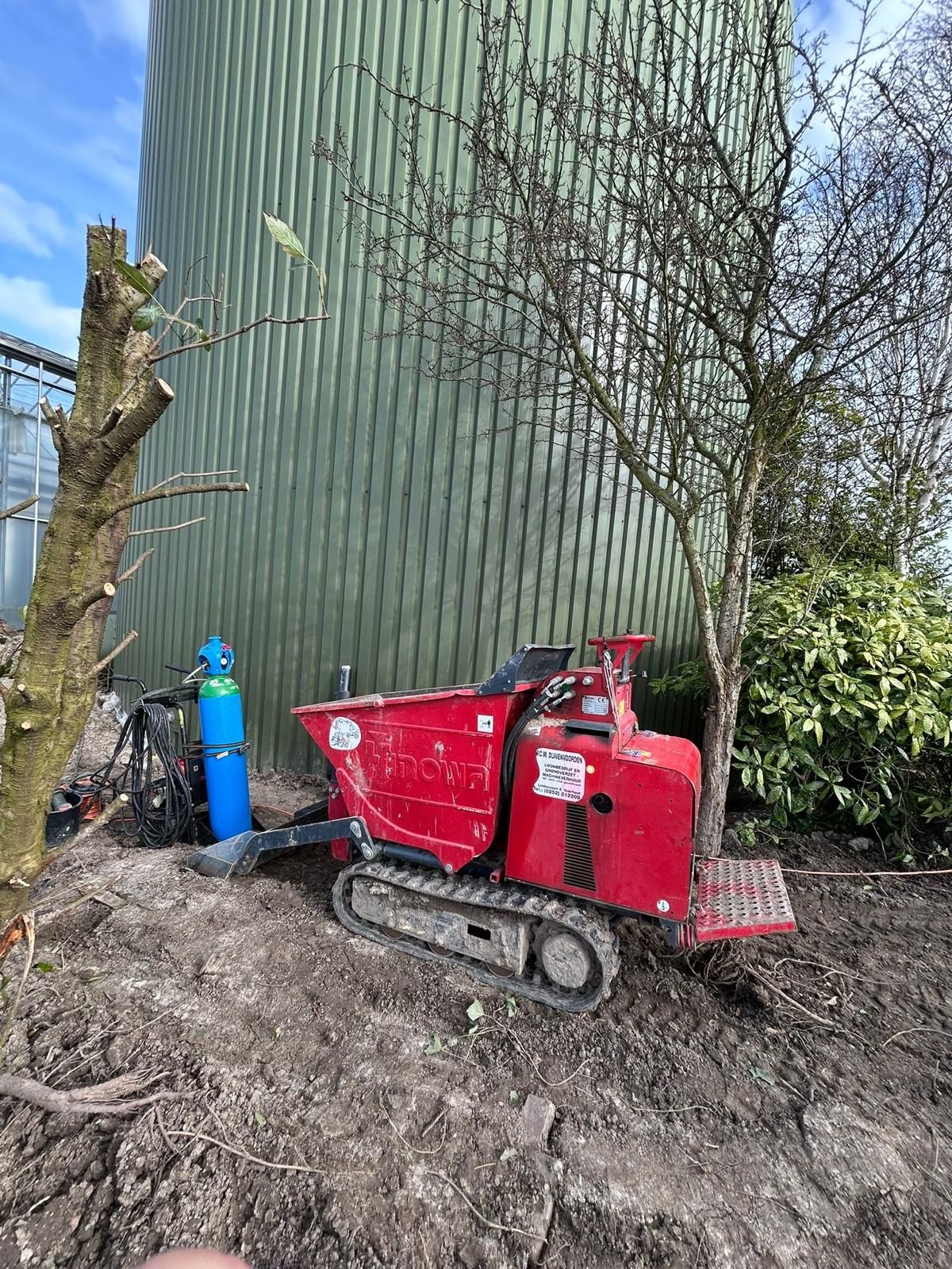 Rupsdumper met laadschep Hinowa HS1100