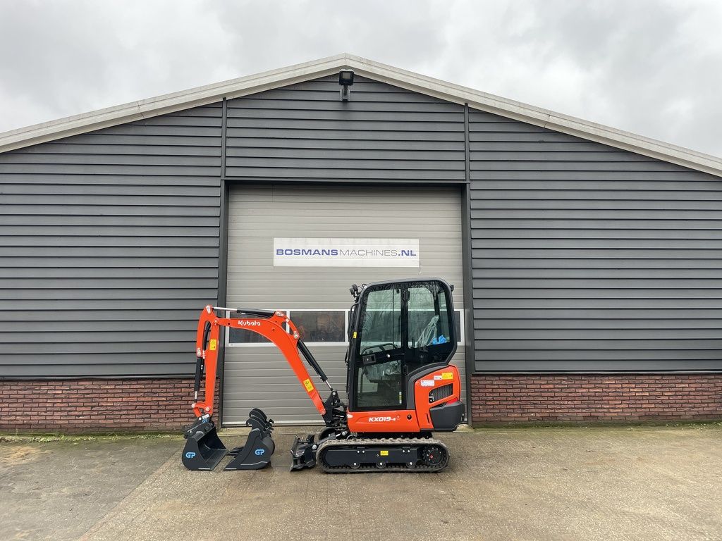 Kubota KX019 minigraver NIEUW €440 LEASE