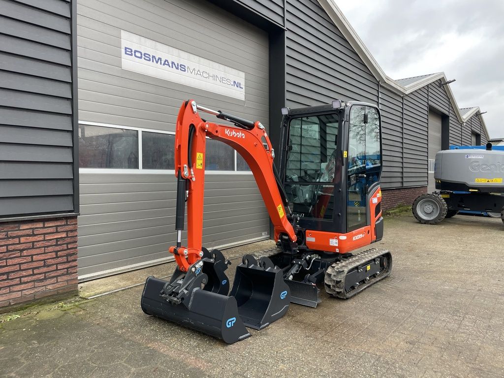 Kubota KX019 minigraver NIEUW €440 LEASE