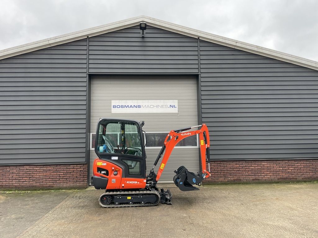 Kubota KX019 minigraver NIEUW €440 LEASE