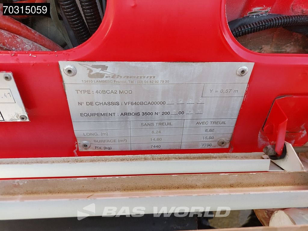 Renault M 210 4X4 Fire Truck Full Steel Manual