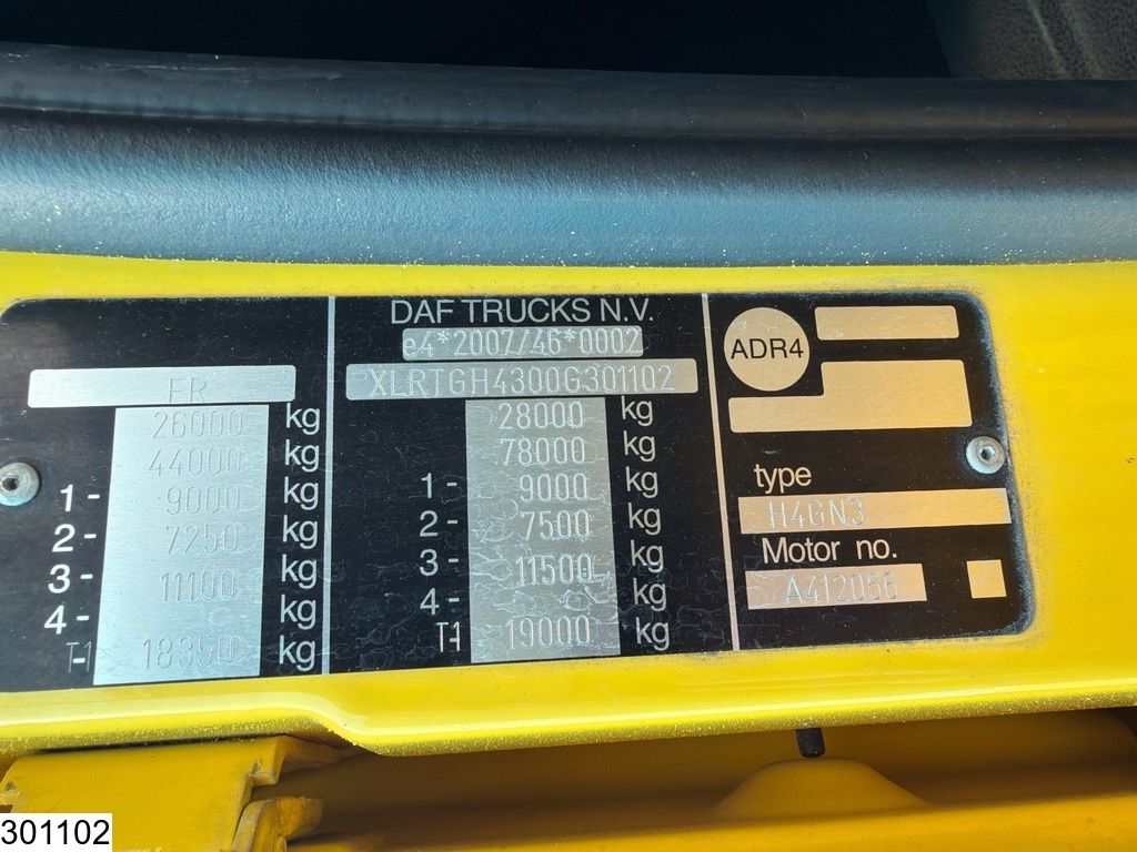 DAF XF 530 EURO 6, ACC, Retarder, Standairco