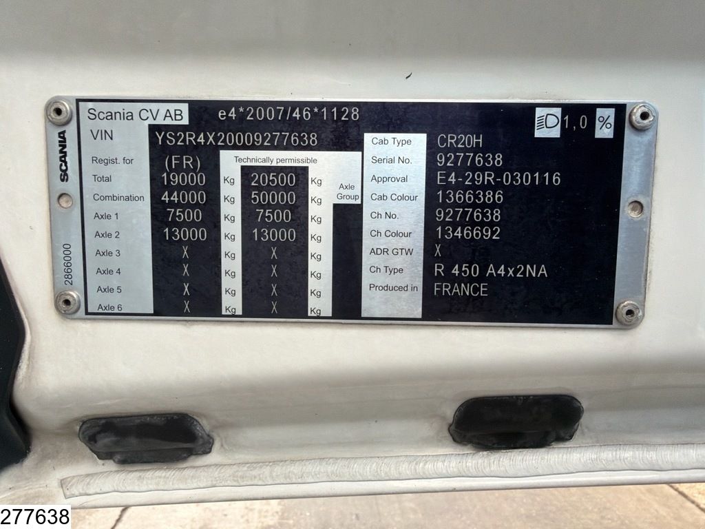 Scania R 450 EURO 6d, Retarder, Standairco