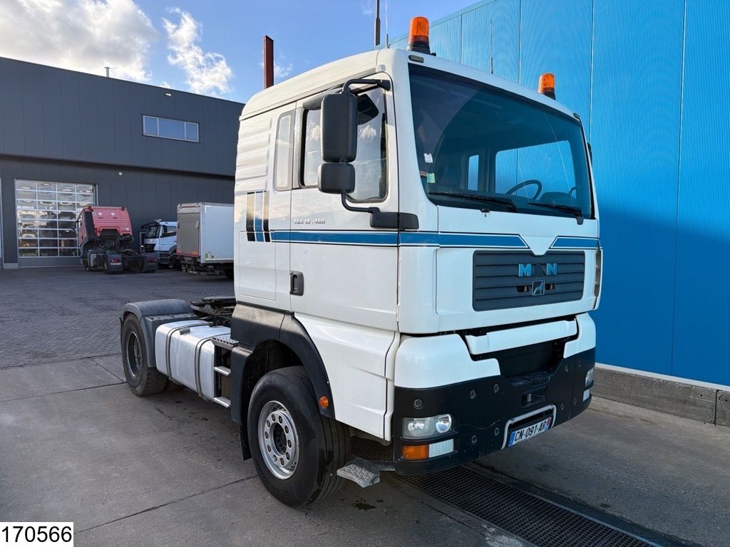MAN TGA 18 460 EURO 3, Manual transmission, Hub reduction