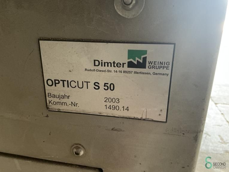 Optimization cross-cut saws Weinig Opticut S50 2003