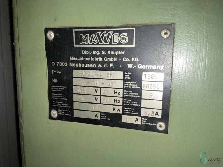 Clamping benches Maweg EURONOVA 1986