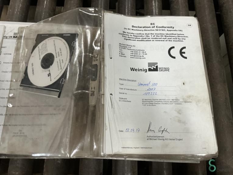 Vierseitenhobelmaschinen Weinig Unimat 500 2007