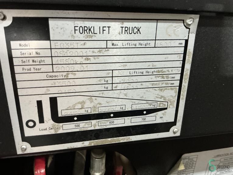 Gabelstapler LPG EP FG35T 2009 Triplex