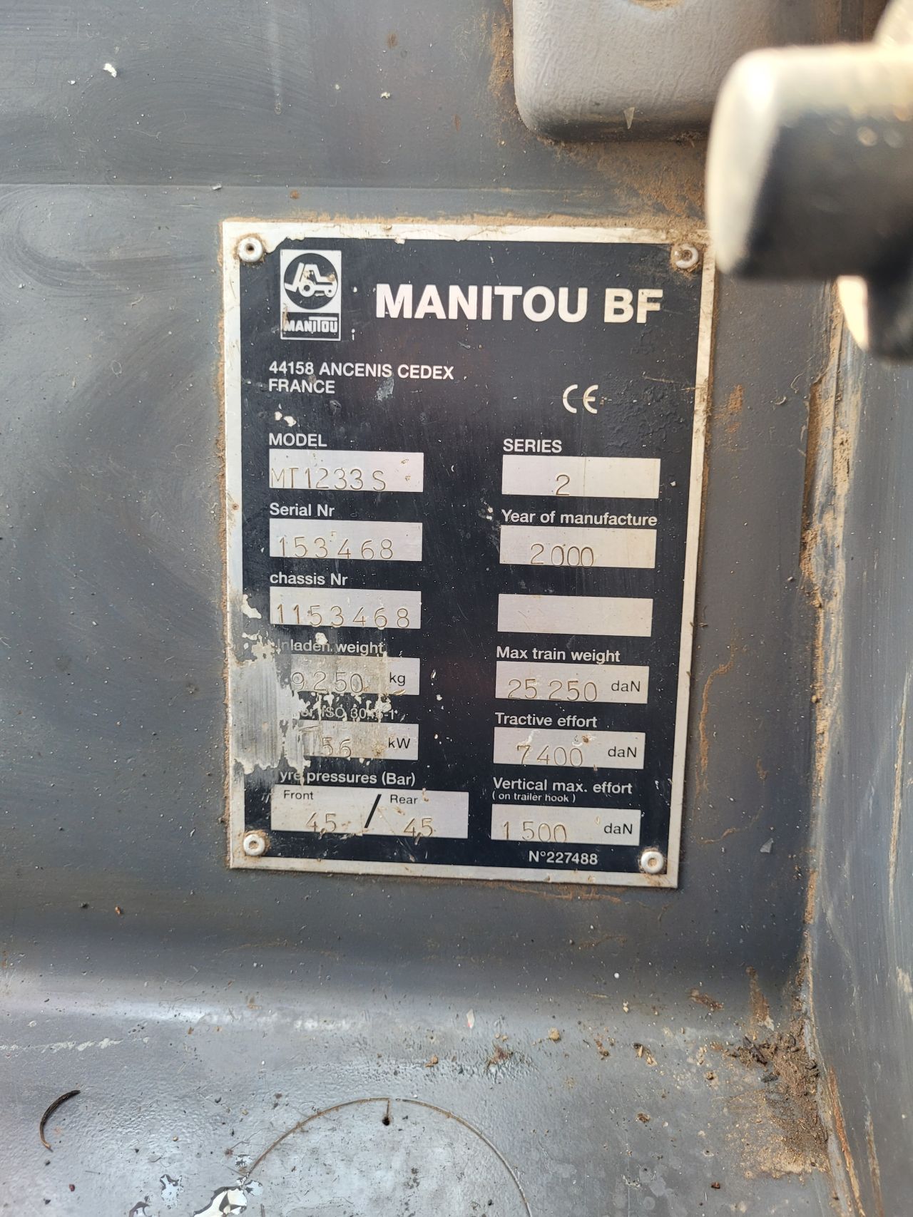 Manitou mt 1233 s verreiker bj 2000