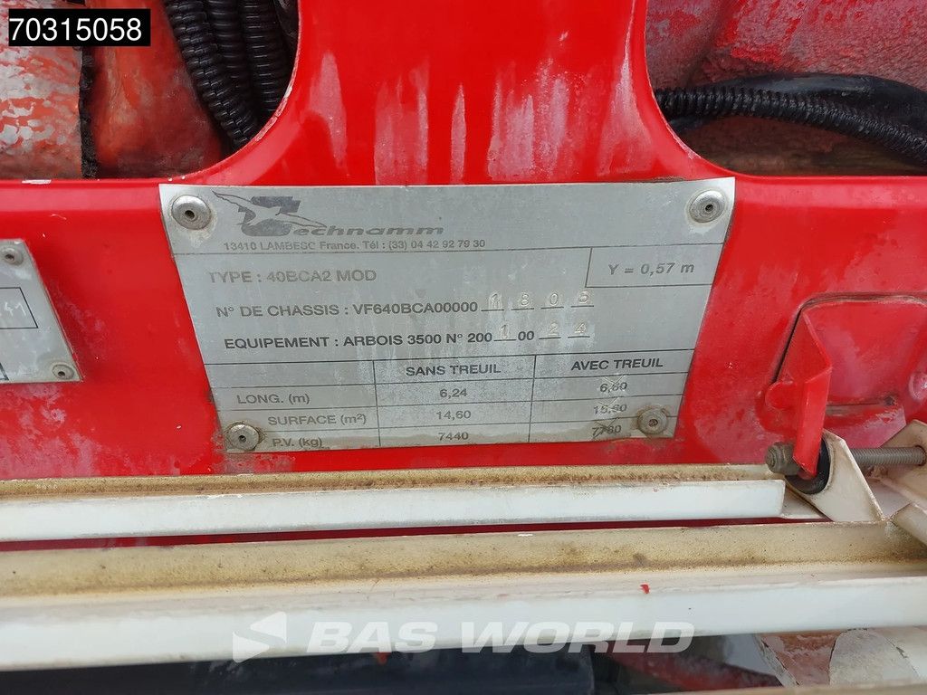 Renault M 210 4X4 Fire Truck Full Steel Manual