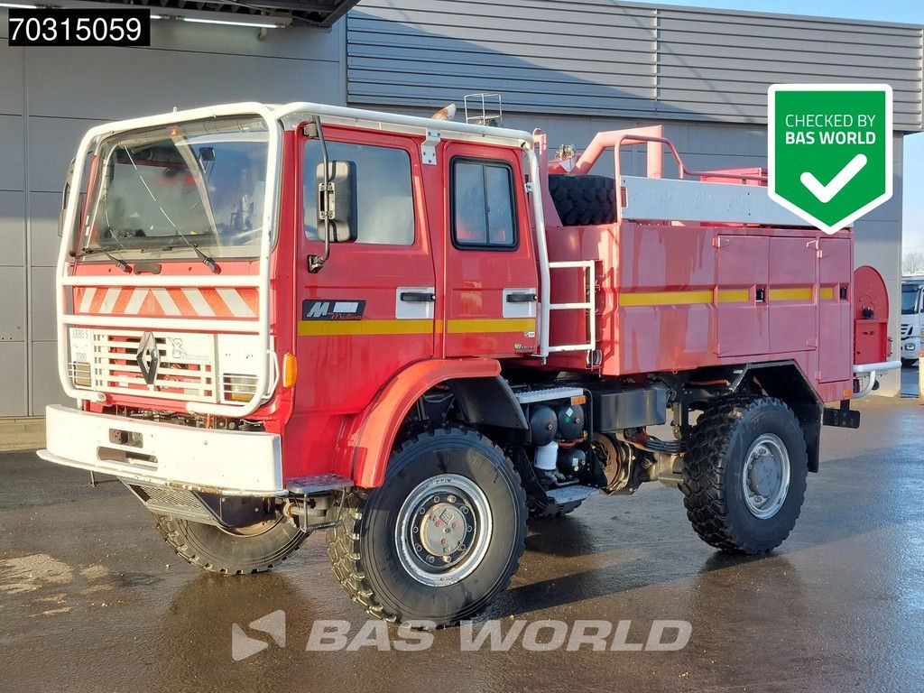 Renault M 210 4X4 4x4 Fire Truck Full Steel Manual Firetruck Brandweerwagen