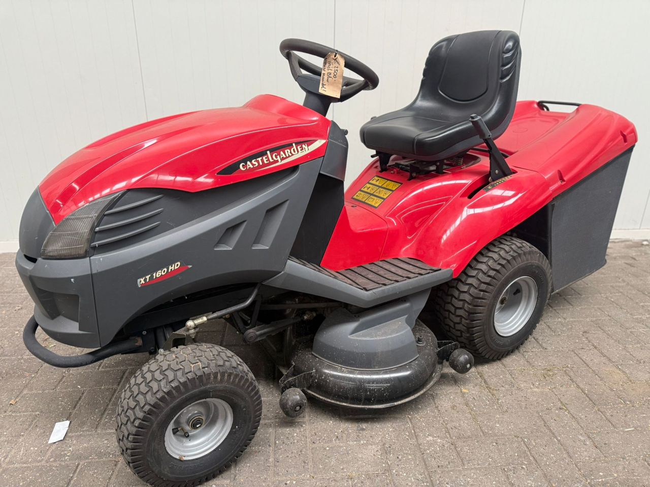 Castelgarden (Stiga) TCX 102 zitmaaier met nieuw maaidek.