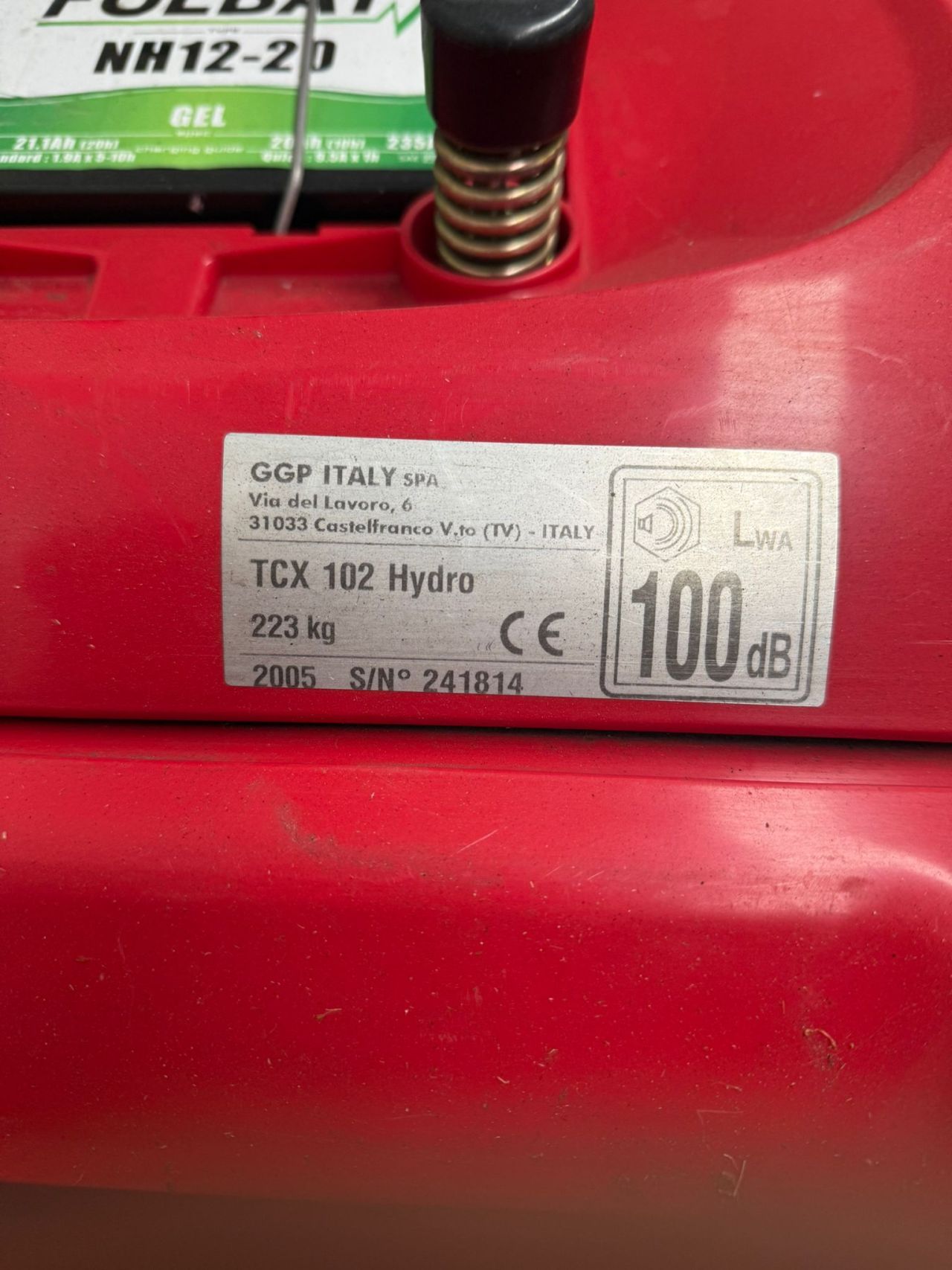 Castelgarden (Stiga) TCX 102 zitmaaier met nieuw maaidek.