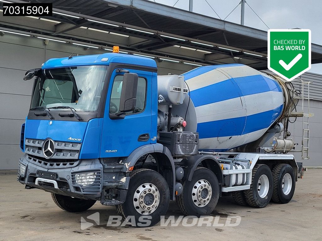 Mercedes Arocs 3240 8X4 9m3 Liebherr Mixer Euro 6