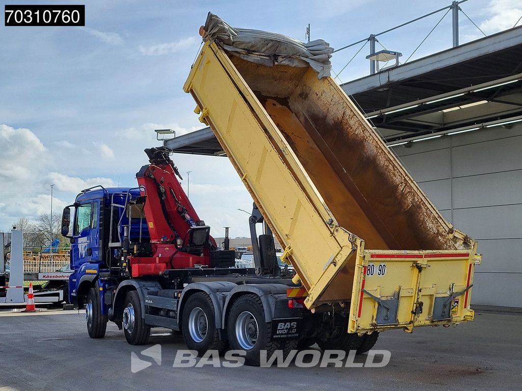 MAN TGS 35.480 8X4 HMF 2243-Z2 Crane Kran Tipper Euro 6