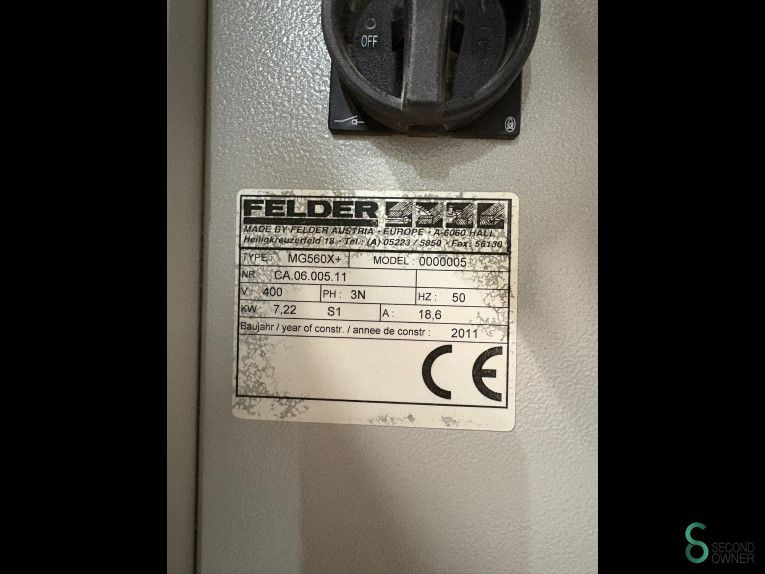 Edge banders Felder G 560 2011