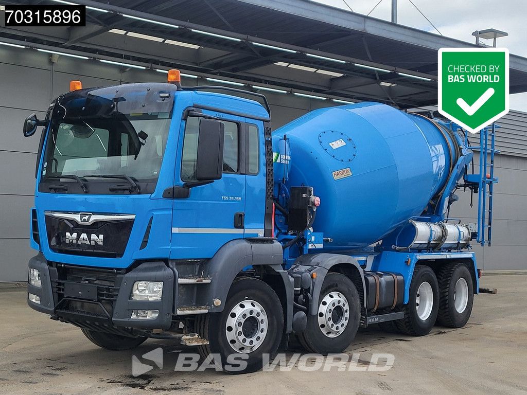MAN TGS 32.360 8X4 9m3 Stetter Mixer Euro 6 Full Steel