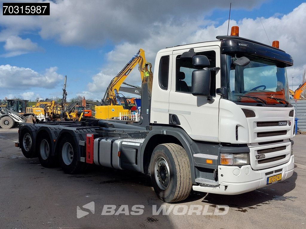 Scania P360 8X4 26t HIAB Hooklift Automatic Euro 5