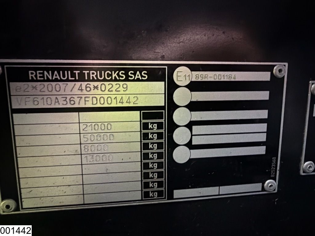 Renault T 520 EURO 6, Retarder, Standairco