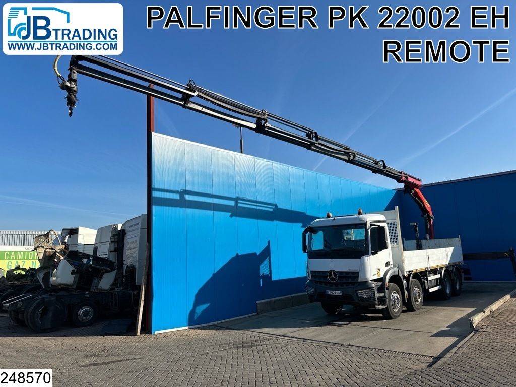 Mercedes Arocs 3240 EURO 6, 8X4, Palfinger, Remote, Leaf Spring