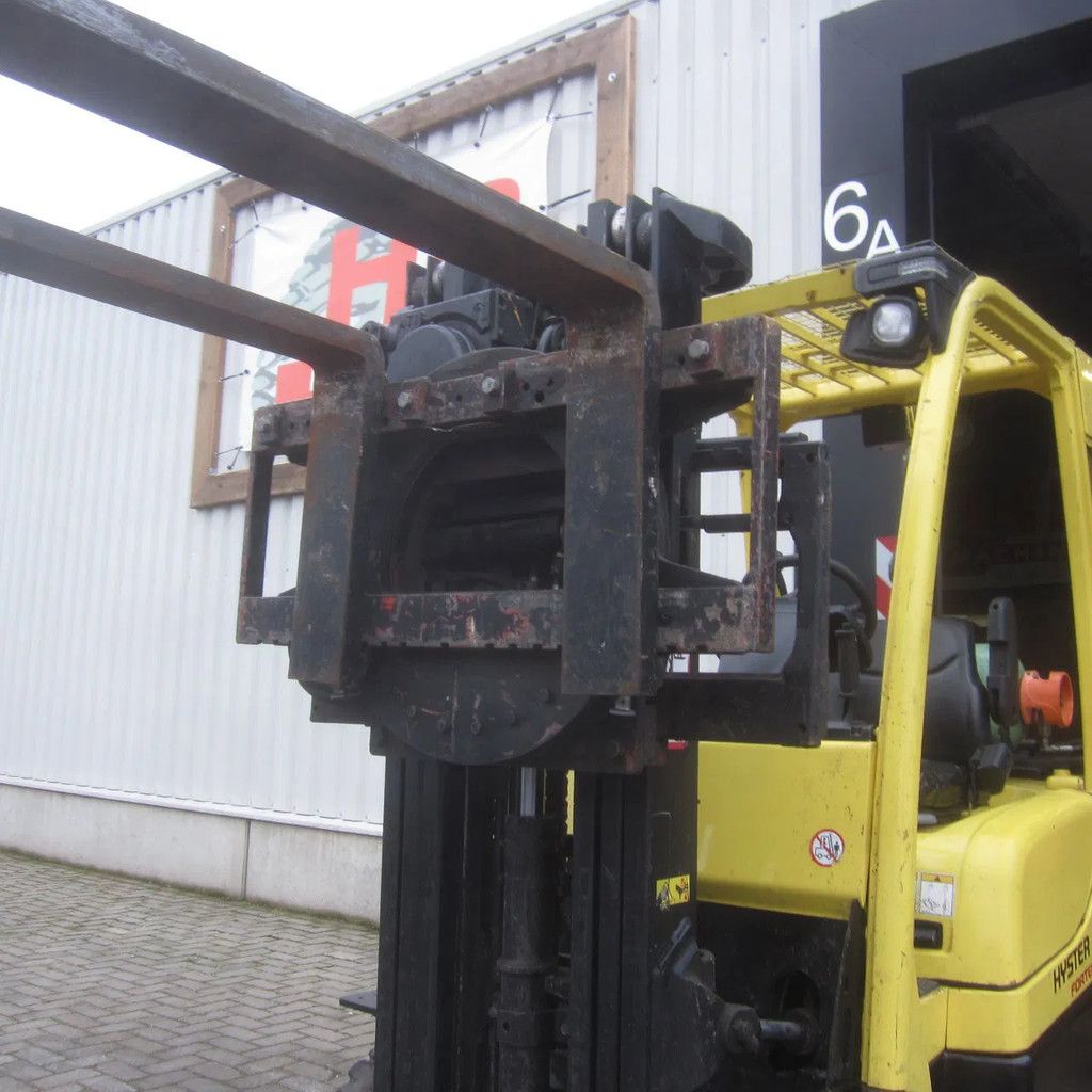 Hyster H 1.8 FT, LPG-gas, triplo, side shift, kistenkantelaar.