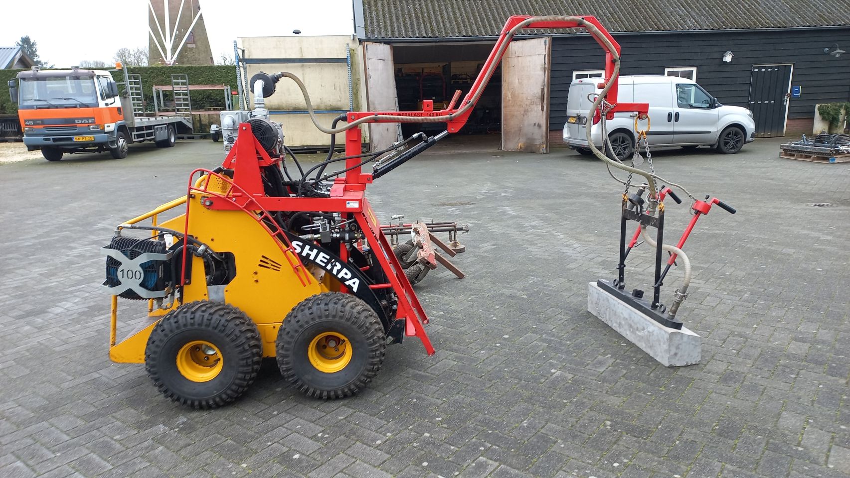 Sherpa 100 met bandensteller