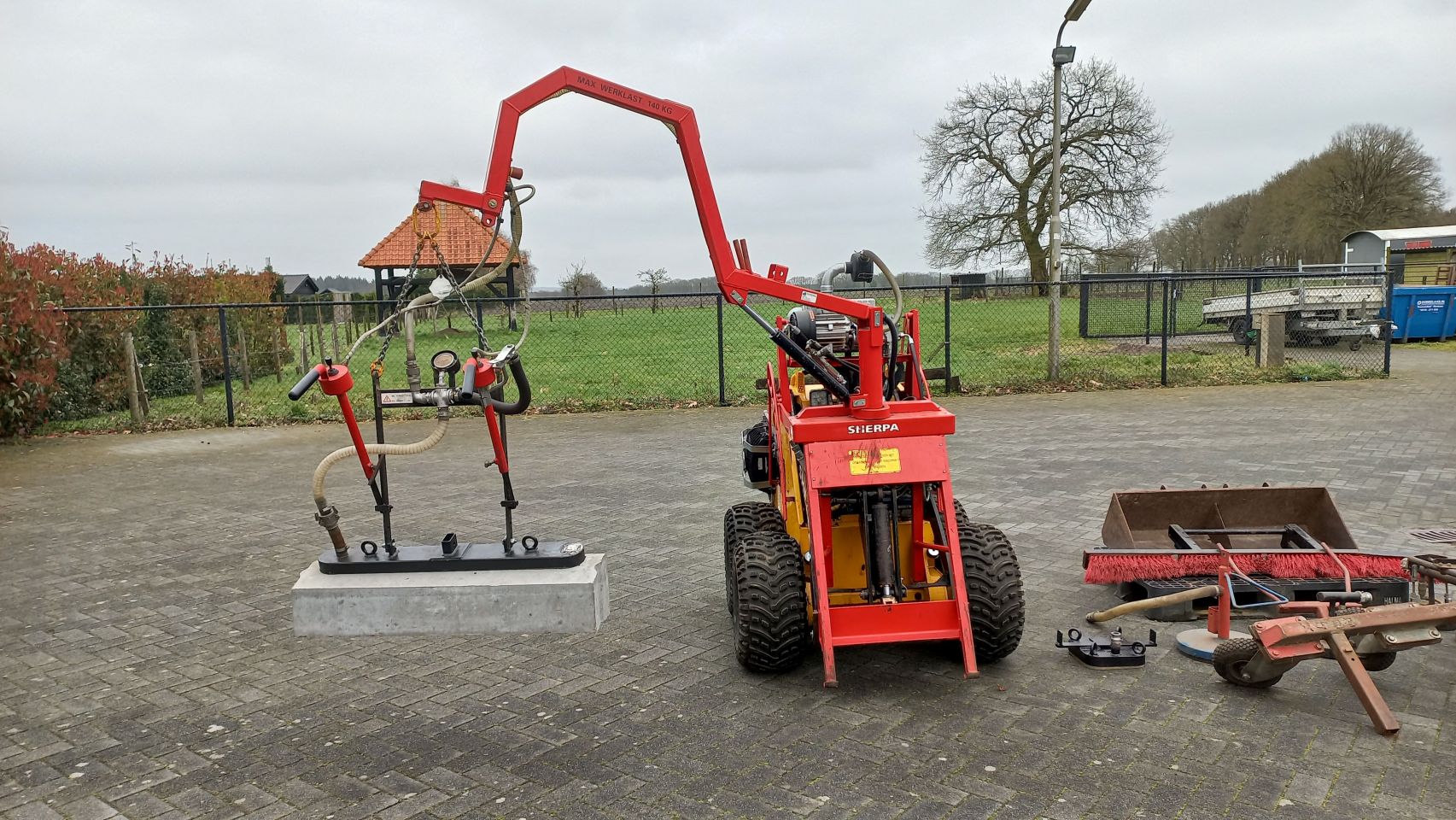 Sherpa 100 met bandensteller