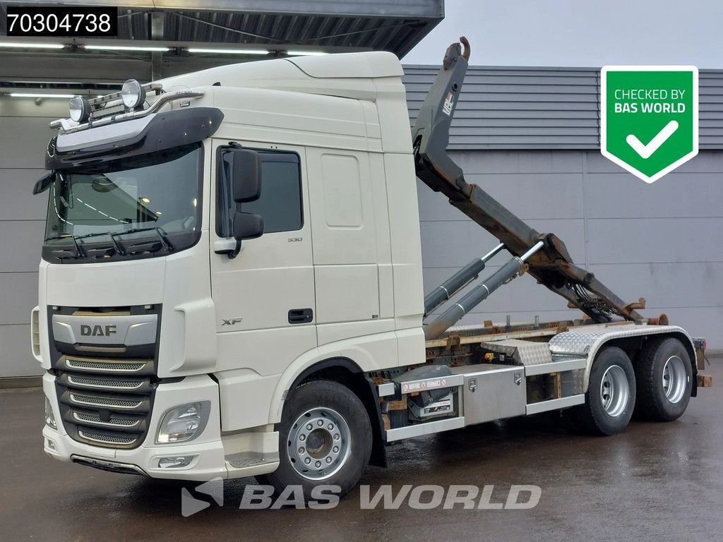 DAF XF 530 6X2 VDL SVL-20-6000 Hooklift Lift-Axle Automatic MX engine Brake Euro 6