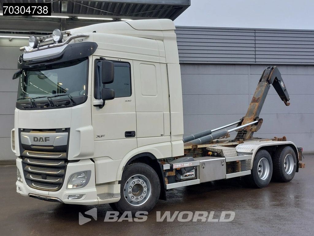 DAF XF 530 6X2 VDL SVL-20-6000 Hooklift Lift-Axle Automatic MX engine Brake Euro 6