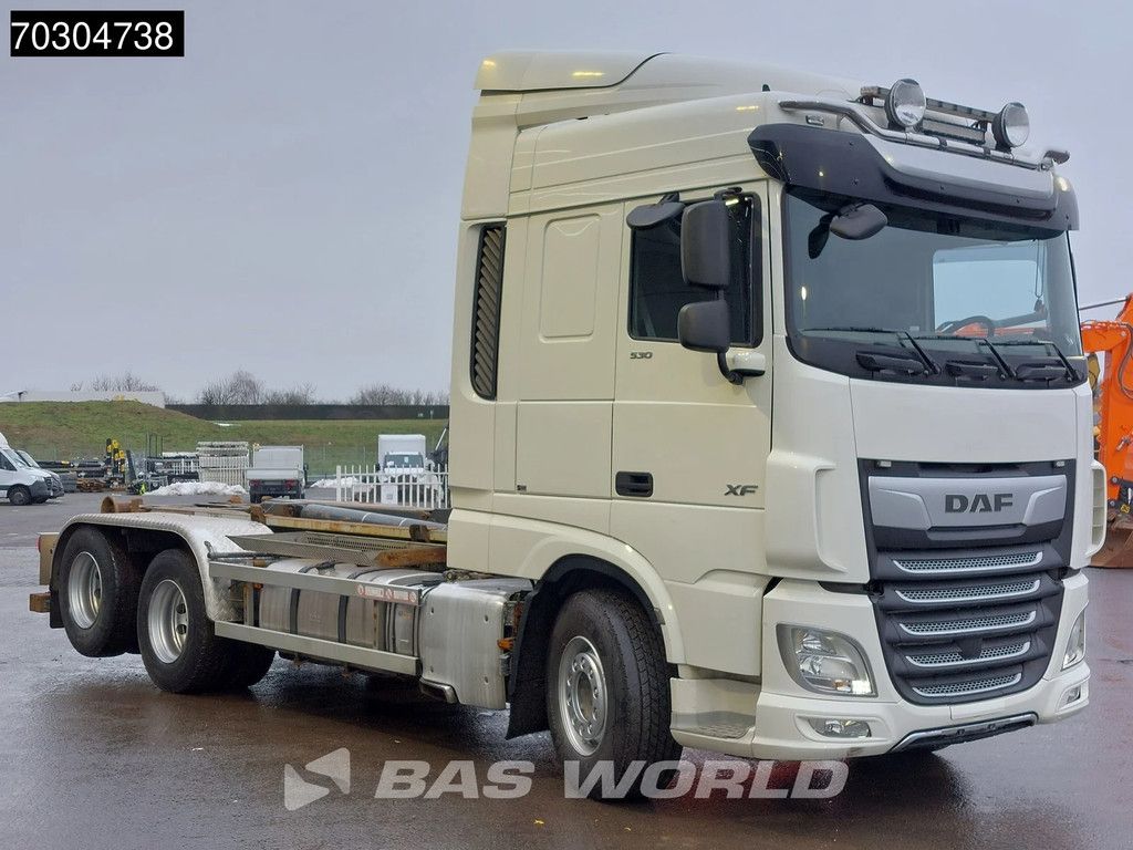 DAF XF 530 6X2 VDL SVL-20-6000 Hooklift Lift-Axle Automatic MX engine Brake Euro 6