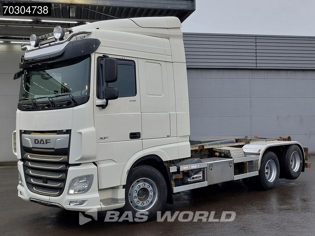 DAF XF 530 6X2 VDL SVL-20-6000 Hooklift Lift-Axle Automatic MX engine Brake Euro 6