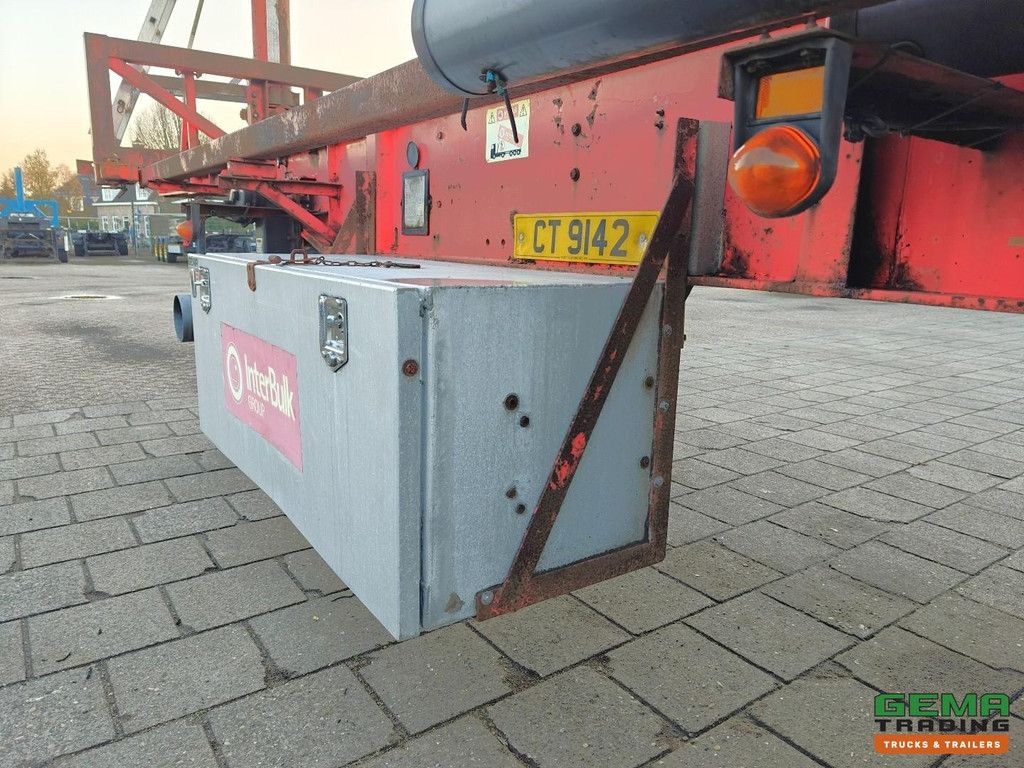 Tinsley TT1527/40AS 3-achsiger BPW - 30-Fuß-Kippfahrgestell - Drehförderer - Kühler - Trommelbremsen