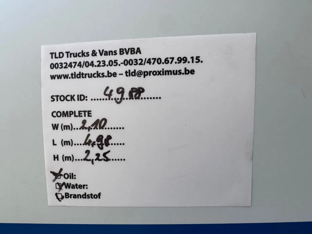 Renault Master **EURO 6B-BELGIAN VAN**