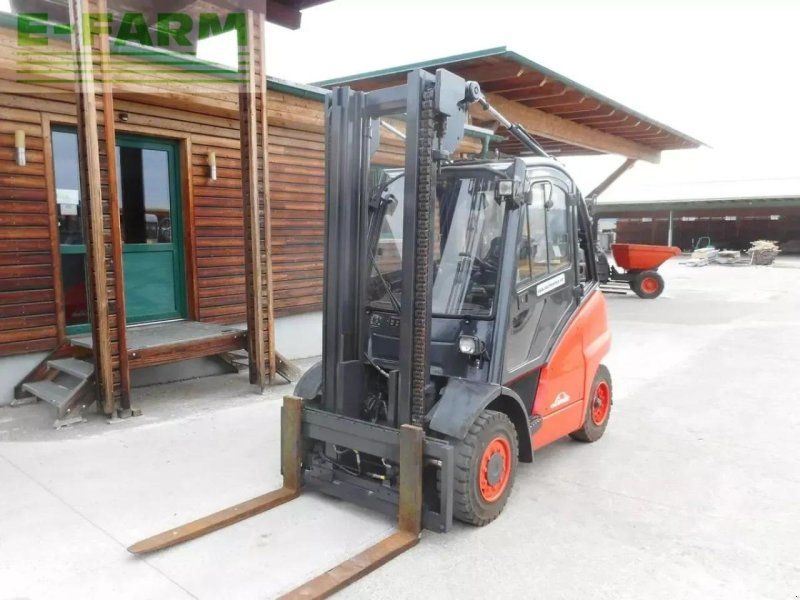 Linde h40d mit vollkabine + rußfilter + seitenschieber